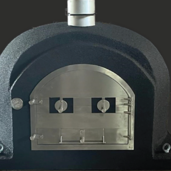 Misson plus steel black oven 44in