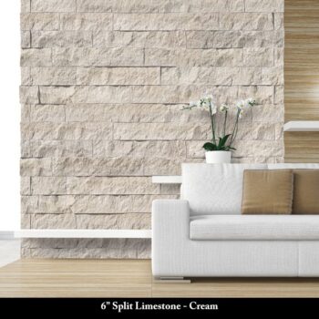 6" Split Limestone